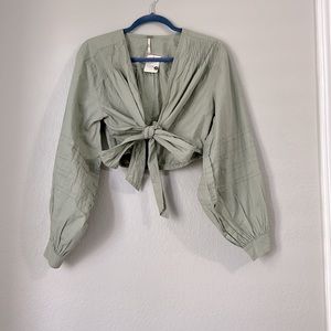 Free People XS NWT Tie Front